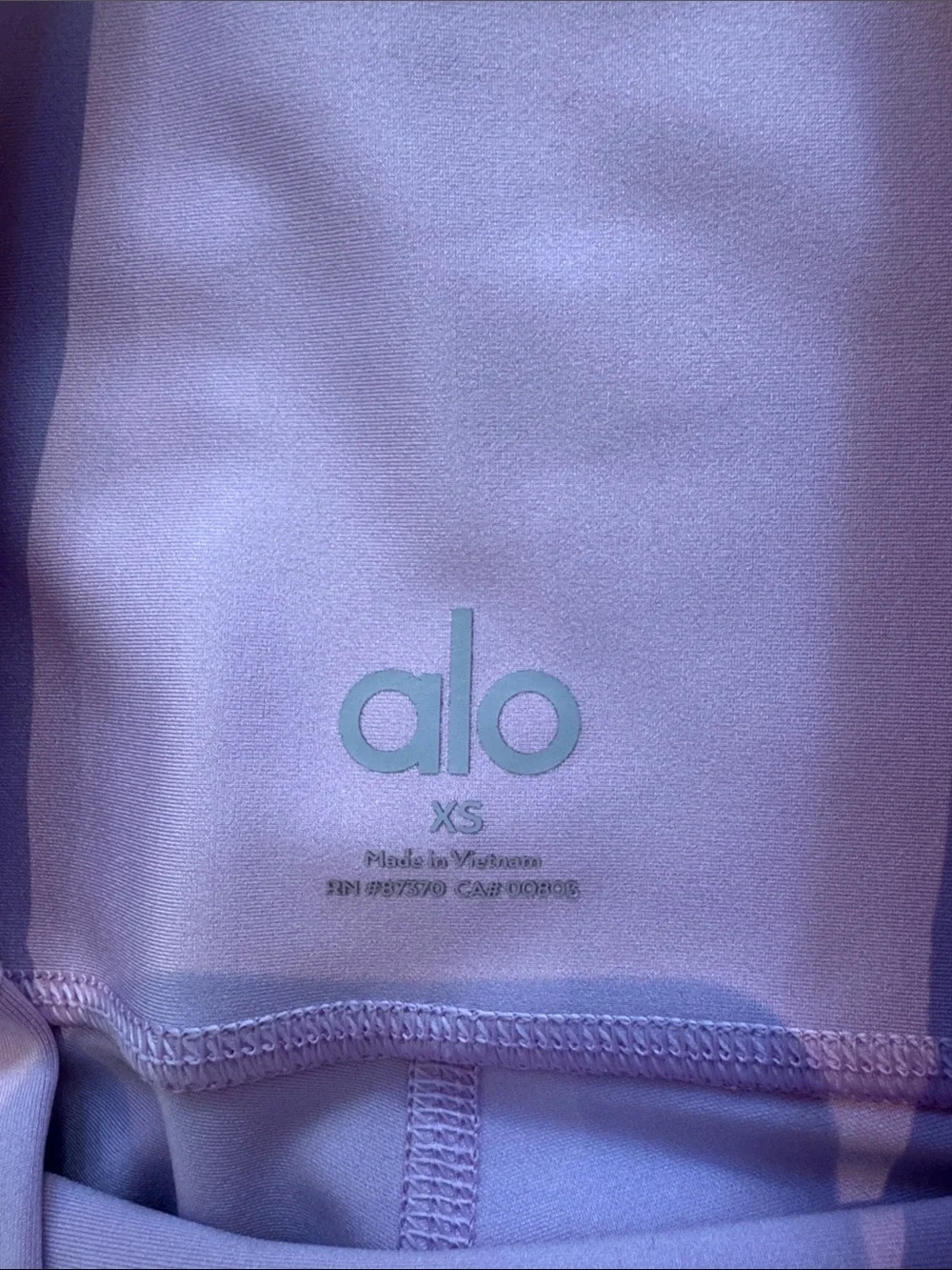 ALO Yoga Girls' High-Rise Lilac Leggings